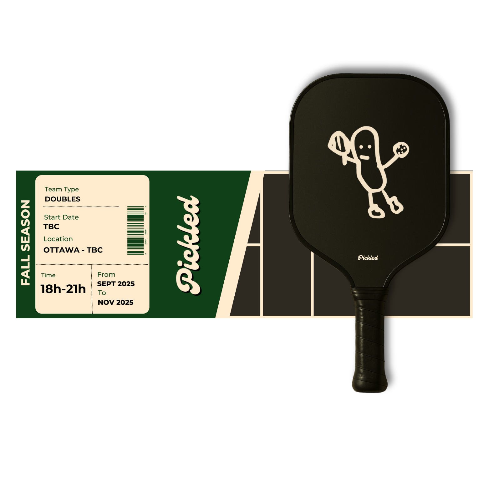 fall 2025 season - sign up - team fee + two paddles