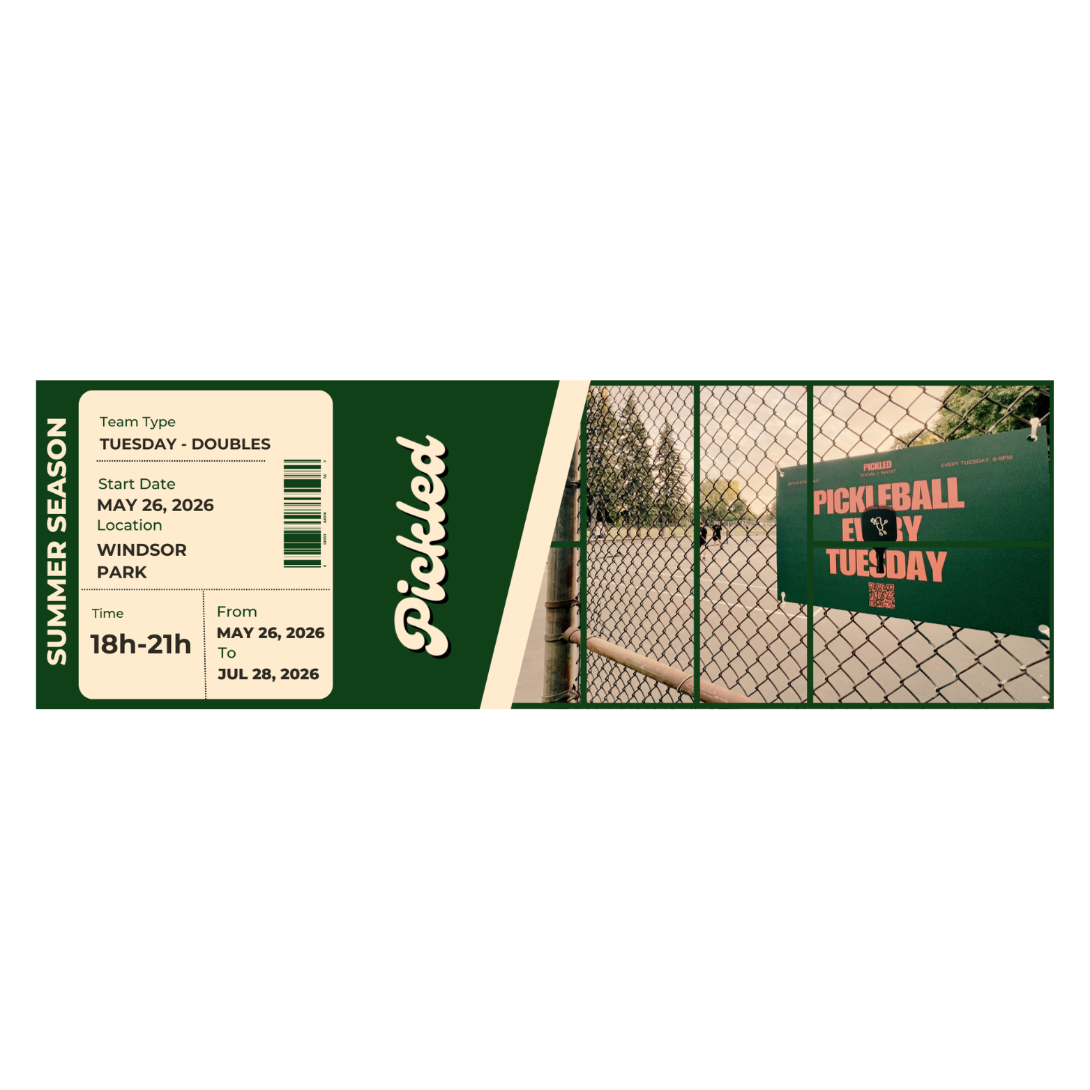 summer 2026 season - sign up - team fee + two paddles