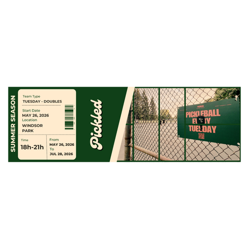 summer 2026 season - sign up - team fee + two paddles